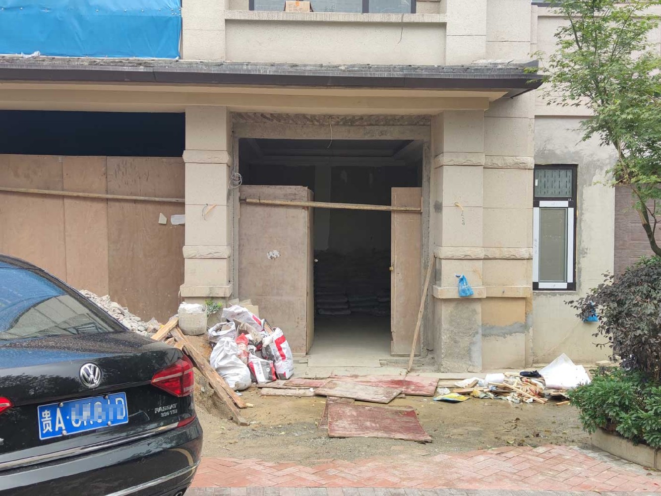 贵阳中铁阅山湖樾园130平地下室防潮案例